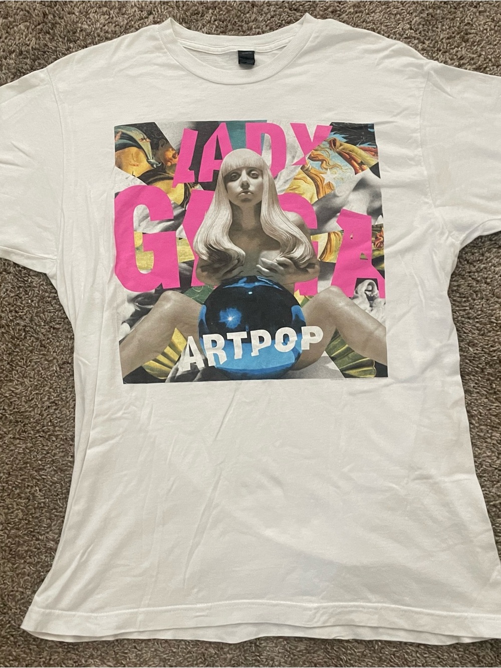 Lady Gaga ArtPop album cover tee.
